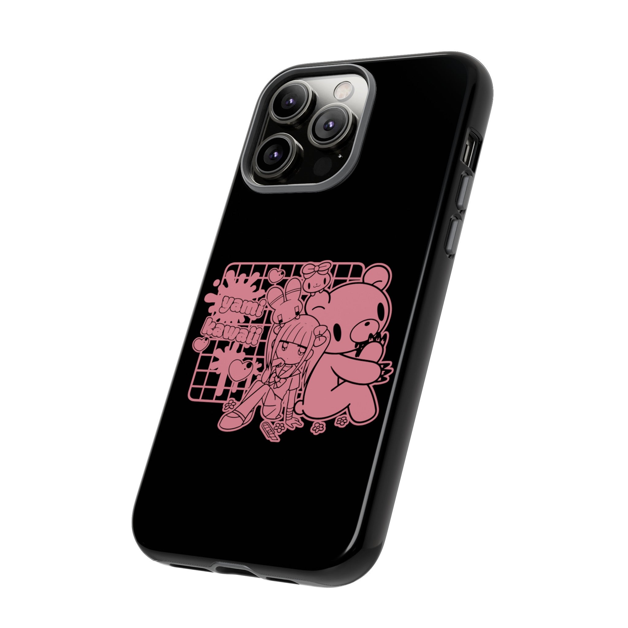 Menherachan X Gloomy Bear Yami Kawaii Phone Case